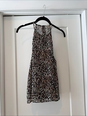 Show Me Your MuMu Leopard Halter Cami - Brown and Black